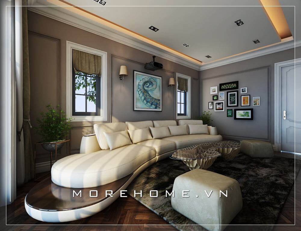 15+ Kiểu thiết kế nội thất phòng khách đẹp nhất cho nhà ở tại Hà Nội