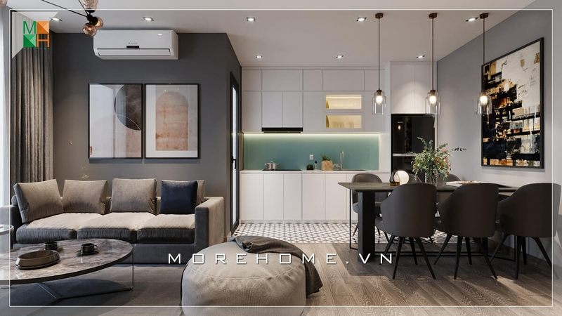 Top 16 mẫu sofa đẹp ấn tượng trong thiết kế căn hộ chung cư 2022-2024| MOREHOME